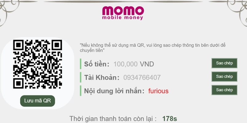 Hướng dẫn nạp tiền AE888 nhanh chóng không mất phí 7 Nạp tiền bằng QR code